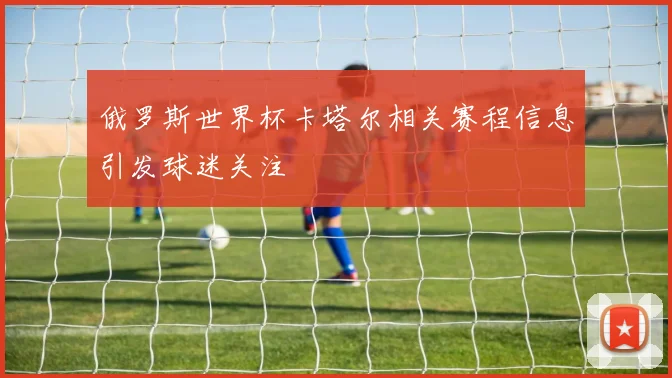 俄罗斯世界杯卡塔尔相关赛程信息引发球迷关注