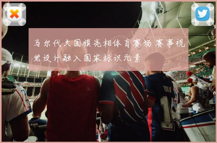 马尔代夫国旗亮相体育赛场 赛事视觉设计融入国家标识元素